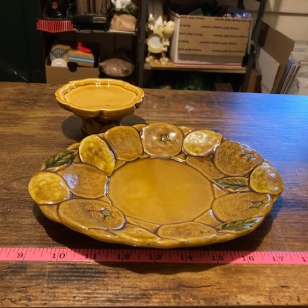 Inarco Japan vintage Lemon 3D plate